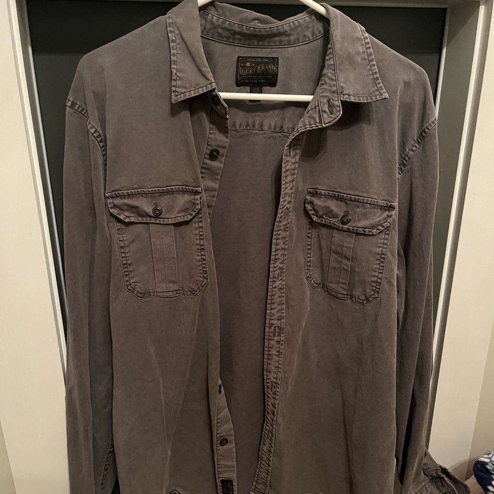 lucky brand button up